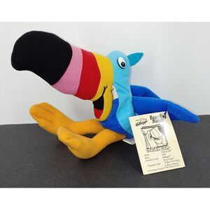 Kellogg's 1997 Bean Bag Breakfast Bunch Toucan Sam Vintage Bean Bag Plush W/Tag